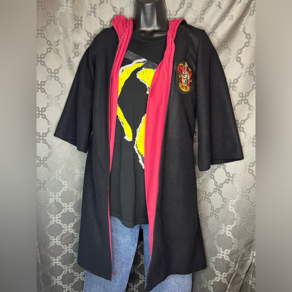 Vintage Rubie's Harry Potter Robe With Gryffindor Emblem Size Small